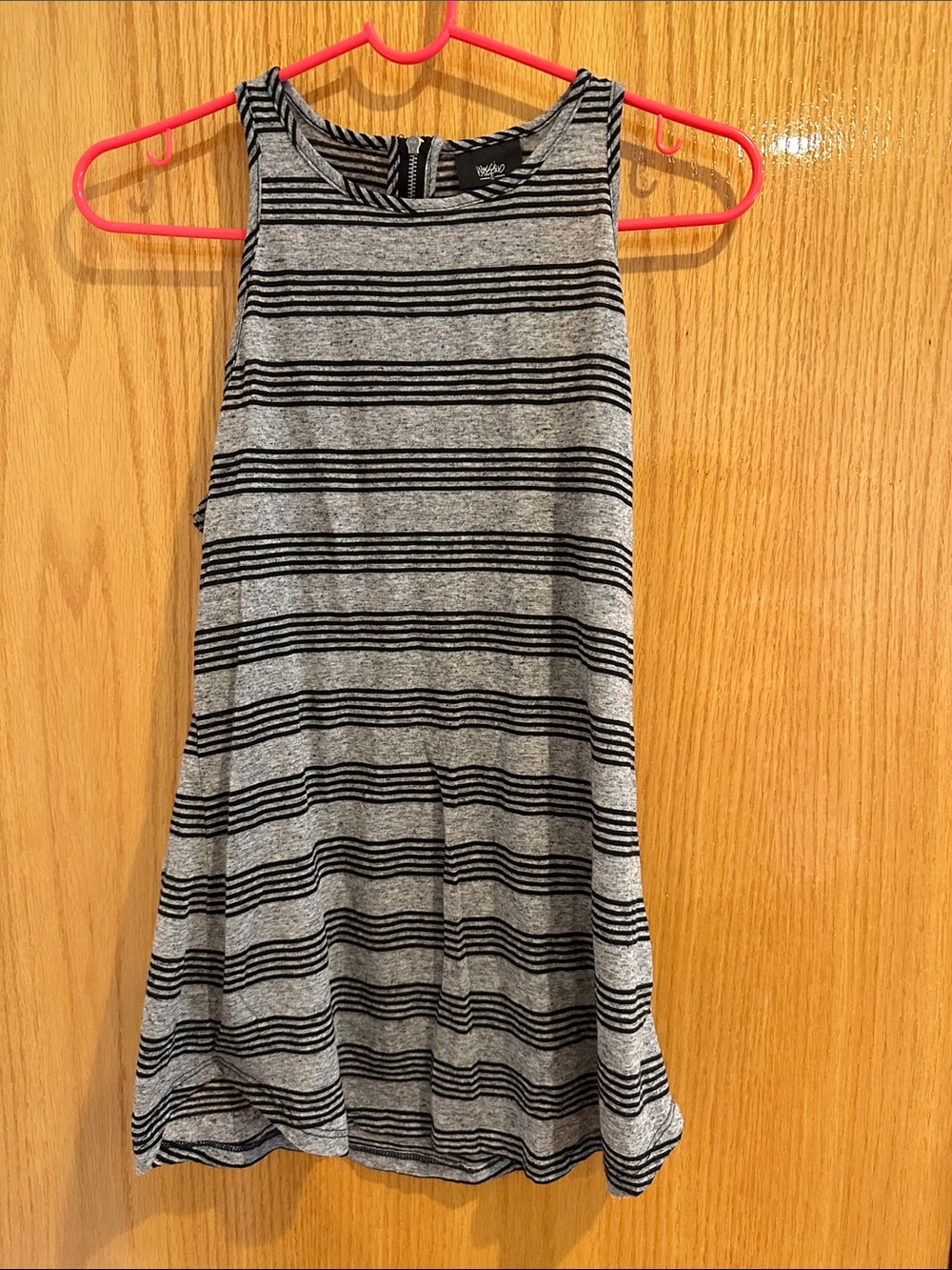 Mossimo Supply Co. Gray and Black Striped Tank